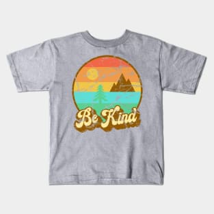 Retro Be Kind Kids T-Shirt